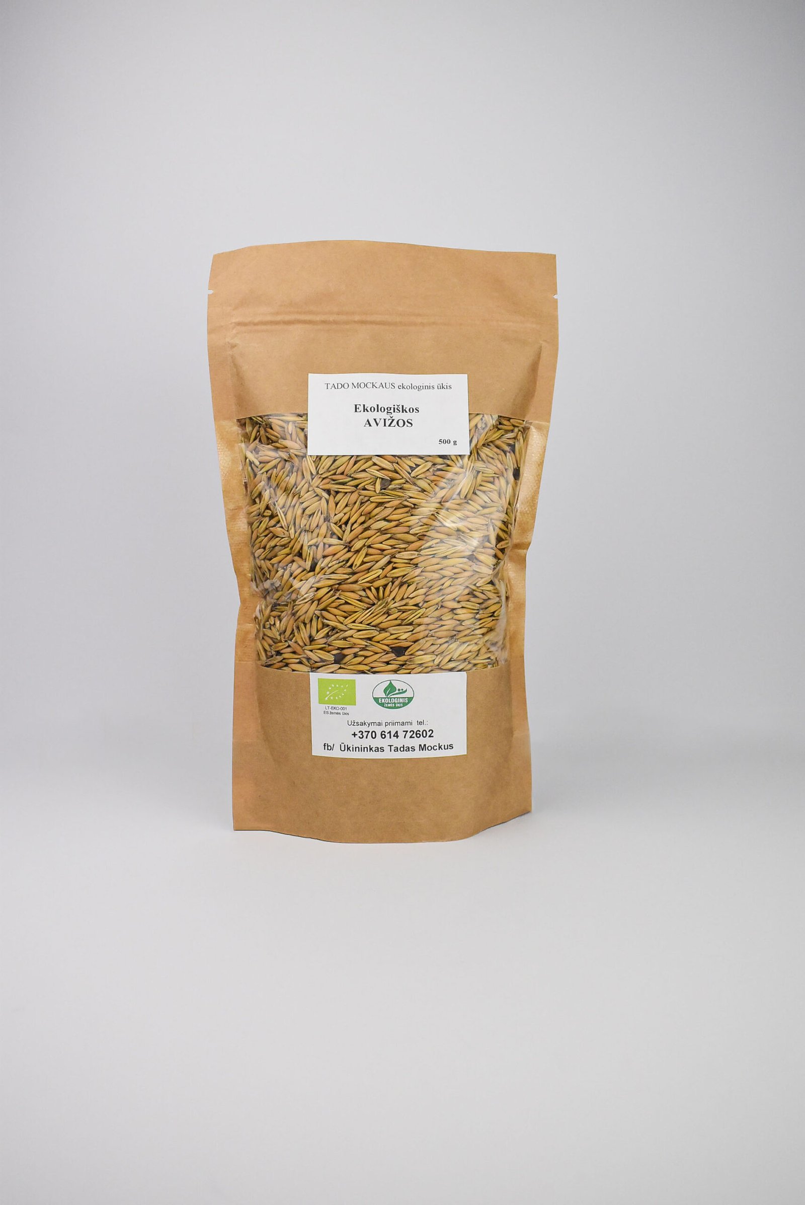 Ekologiškos avižinės kruopos