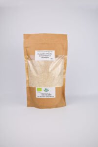 Ekologiškos spelta manų kruopos su sėlenėlėmis 500 g – Tado Mockaus ekologinis ūkis