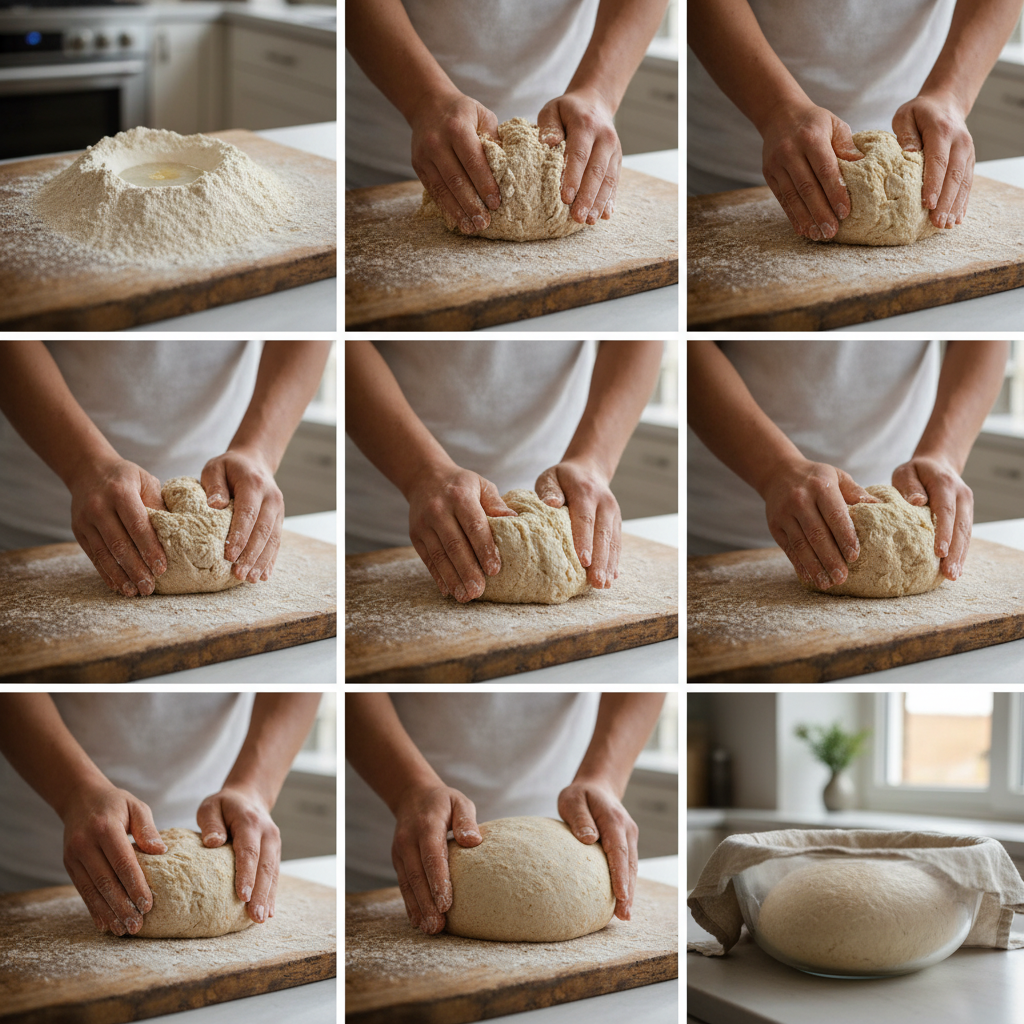 Duonos minkyma ir usodinimo procesas