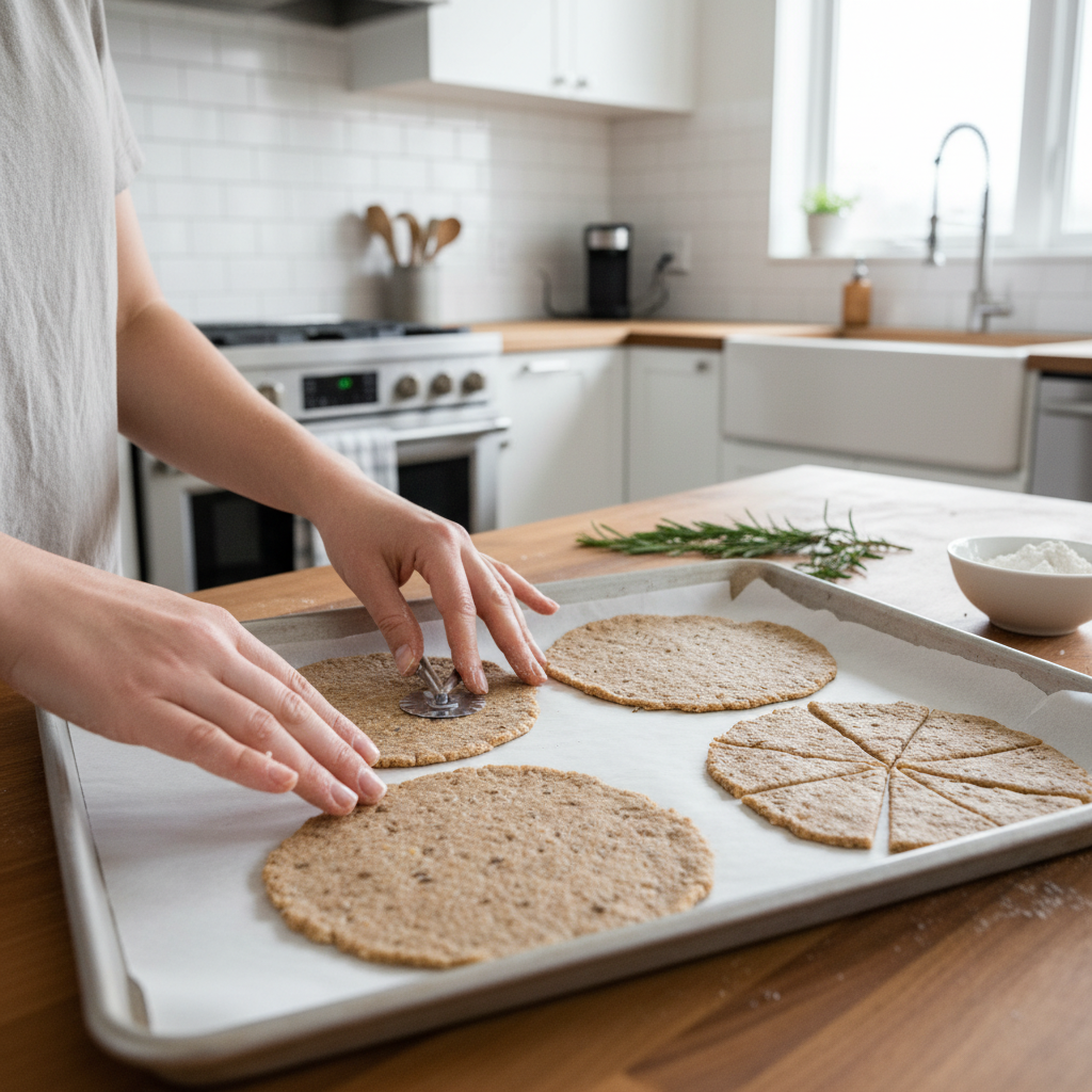 Ruginių trapučių formavimas kepimui