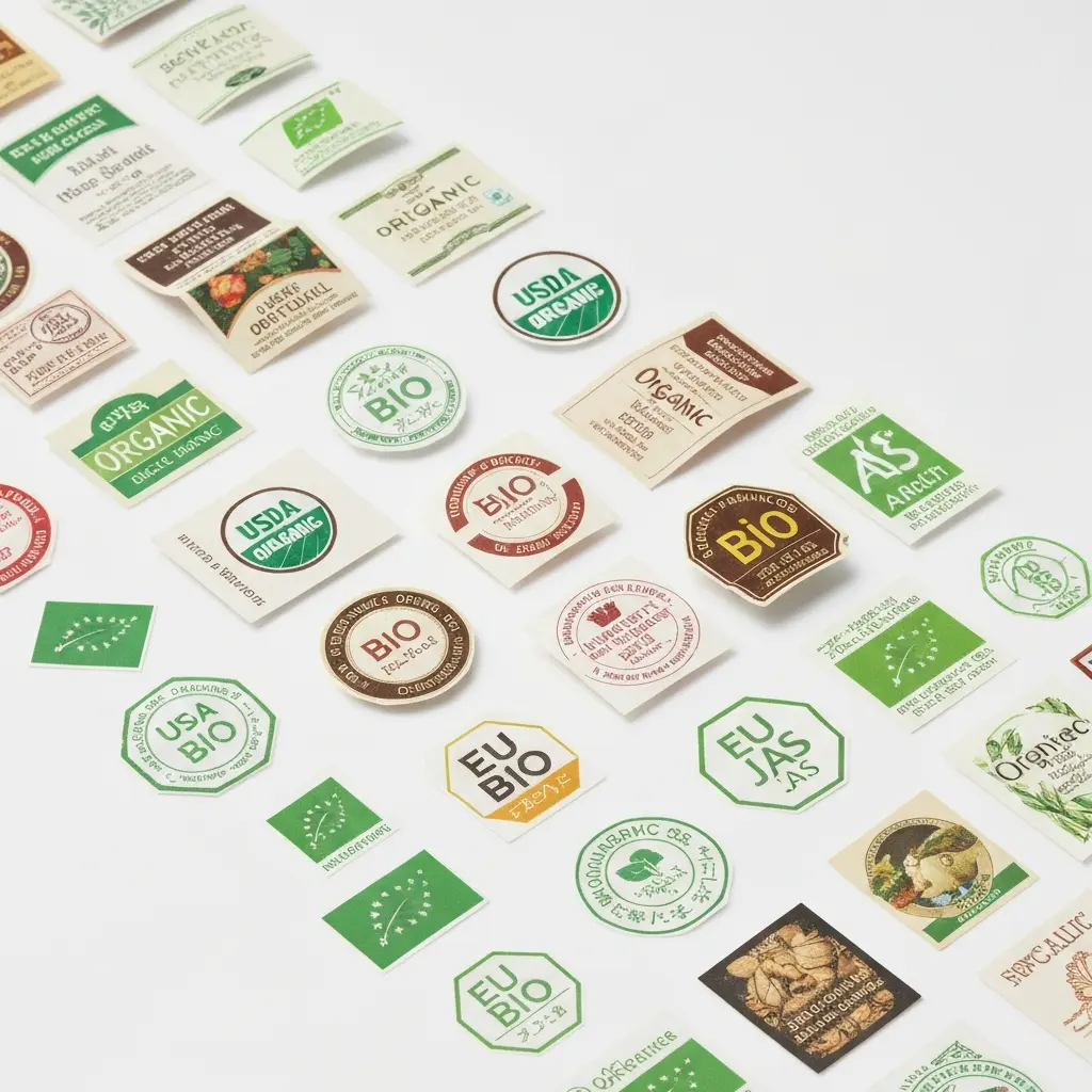 Ekologiškų produktų ženklai ir etiketės ant pakuočių